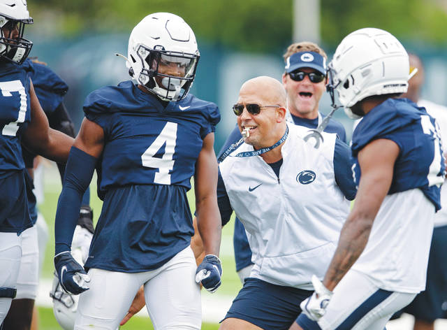 Penn State coach James Franklin said theres a more positive vibe for the Nittany Lions heading into Saturdays season opener at Wisconsin.
                                 Abby Drey | AP photo, Centre Daily Times