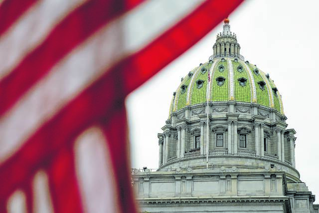 The Capitol Building in Harrisburg.