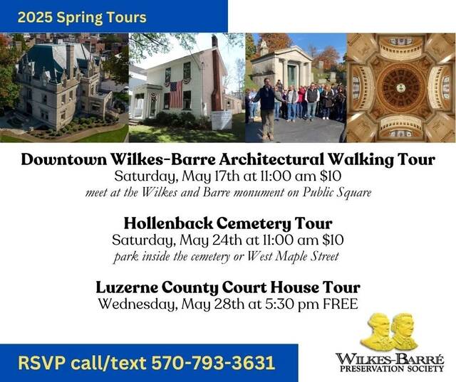 WB Preservation Society’s spring architectural walking tour of downtown set for Saturday