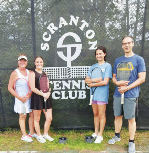 Scranton Tennis Club hosts 50 and Over Doubles and Parent-Child tourneys