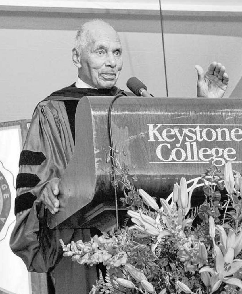 Keystone College has unique link to pilot and educator Dr. Roscoe C. Brown, Jr.