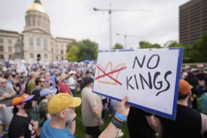 Anti-Trump demonstrators crowd streets, parks and plazas across the US; Organizers say millions came